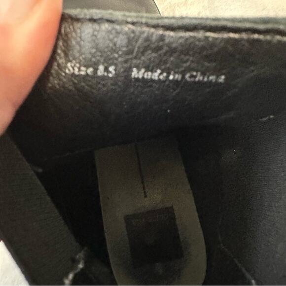 Dolce Vita Peton ankle boot Studded Black leather Ankle Boots size 8.5 - Picture 8 of 11